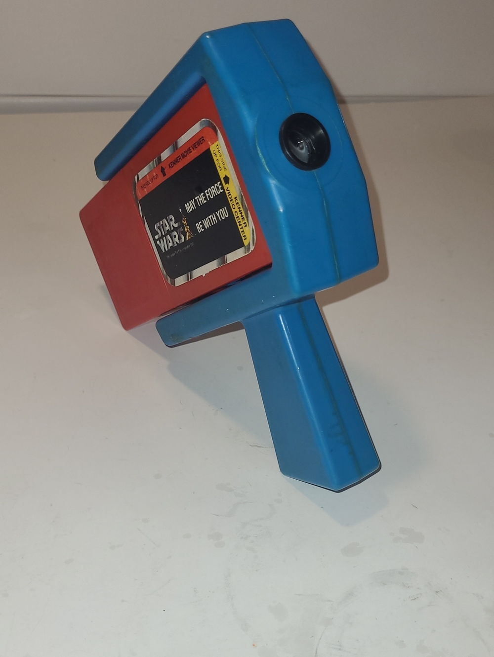 Vintage Blue and Red Handheld Film Viewer - Star Wars Reel Ready